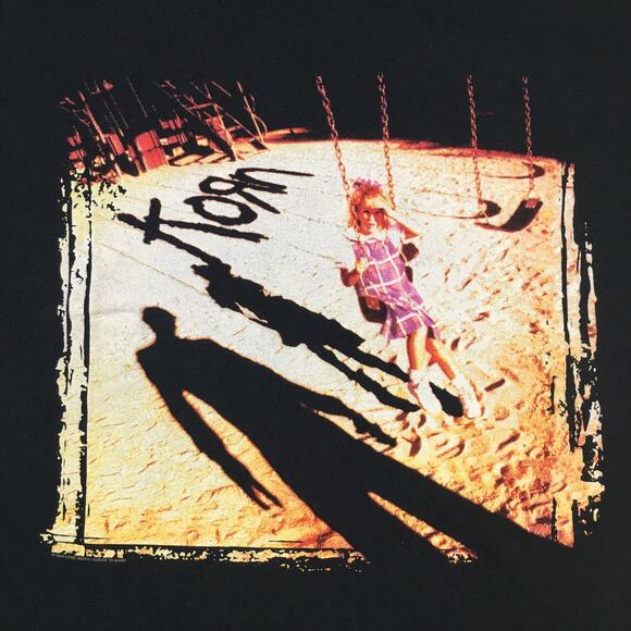 Vintage 2004 Korn Self Titled Band Tee Sz Small T Shirt Giant Tag Black Nu Metal - Picture 3 of 12